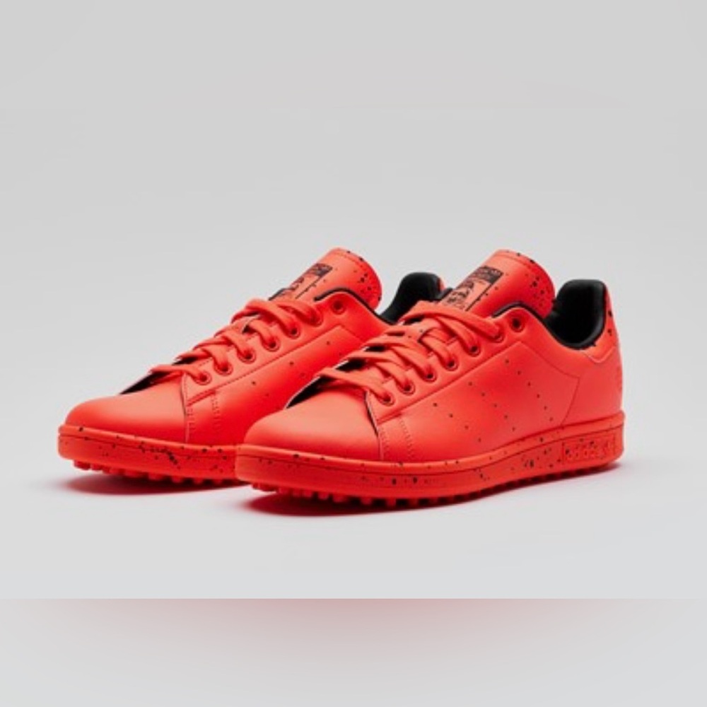 NEW adidas Golf Shoes - Stan Smith VICE Spikeless - Solar Red 2022 Size 7